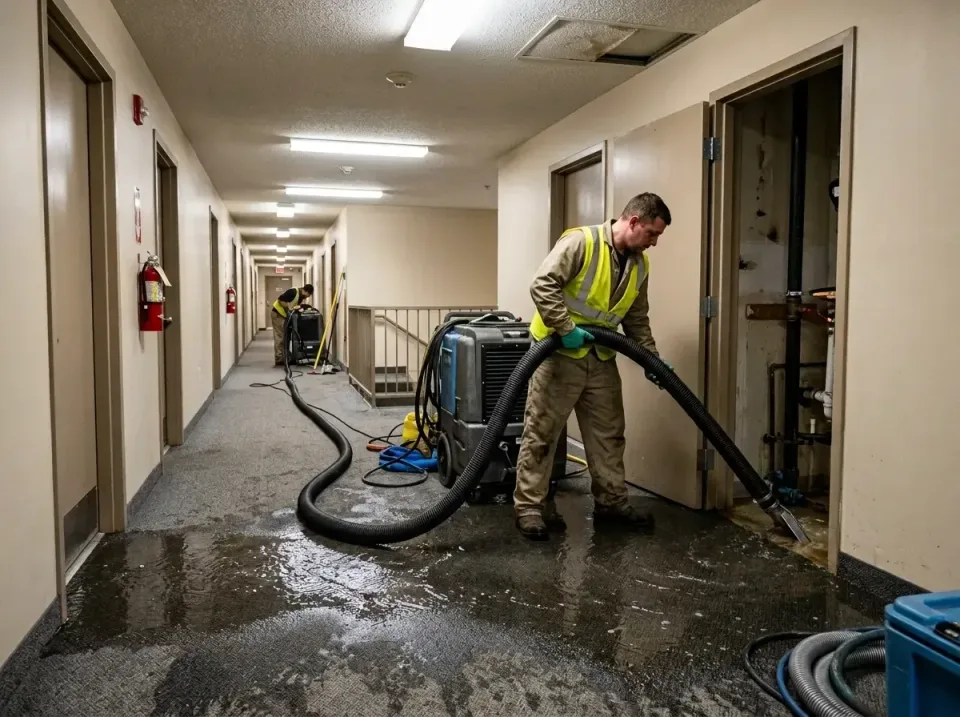 multi-unit-apartment-hallway-f-005 — frequently asked questions, Emergency Burst Pipe Water Extraction & Removal in Lesslie,…
